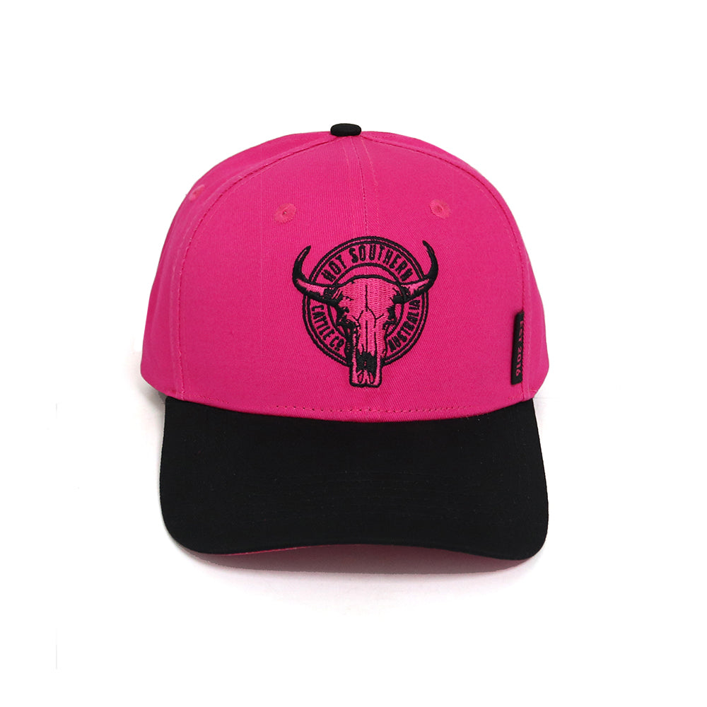 Cattle Co Pink Mid Profile Trucker Cap