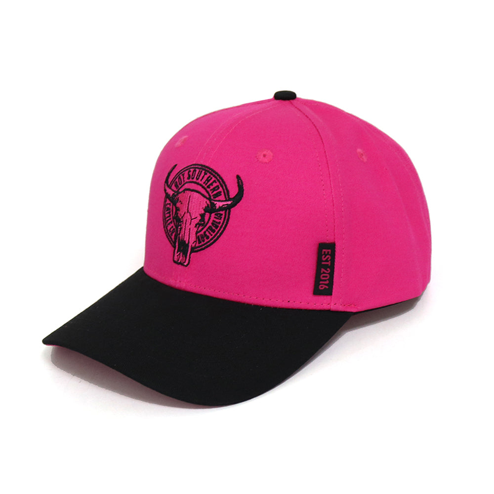 Cattle Co Pink Mid Profile Trucker Cap