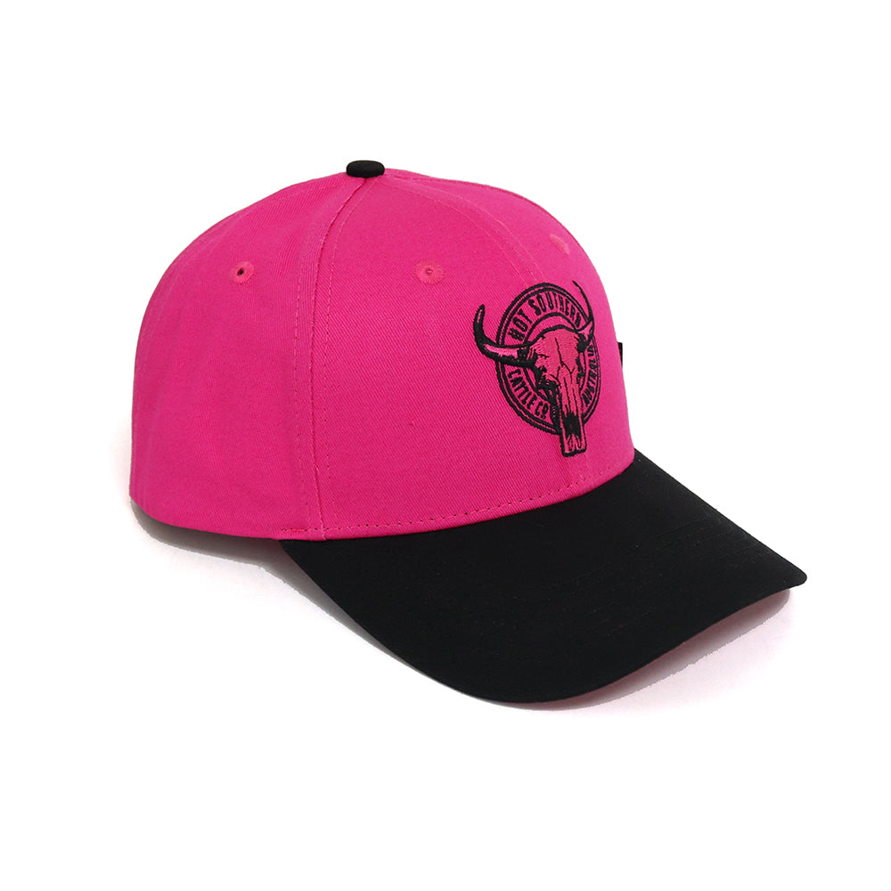 Cattle Co Pink Mid Profile Trucker Cap