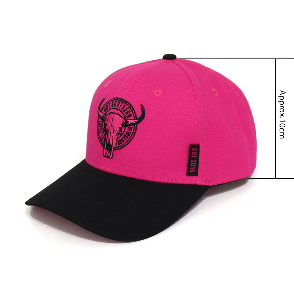 Cattle Co Pink Mid Profile Trucker Cap