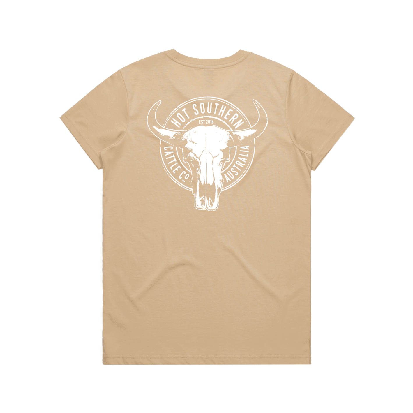 Cattle Co Ladies Tan Tee