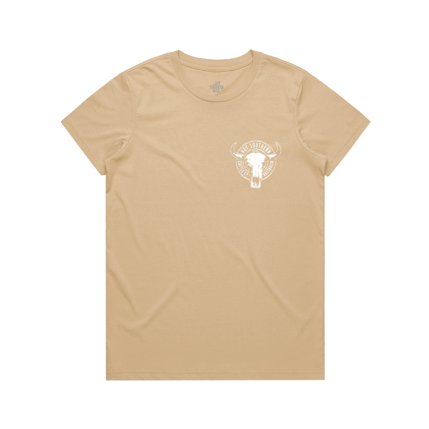 Cattle Co Ladies Tan Tee