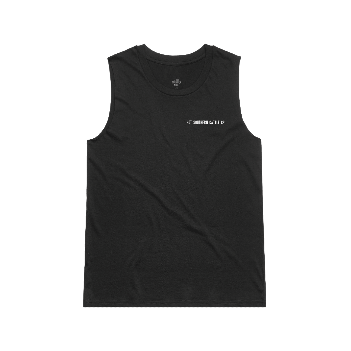 Aussie Flag Cattle Co Ladies Black Tank