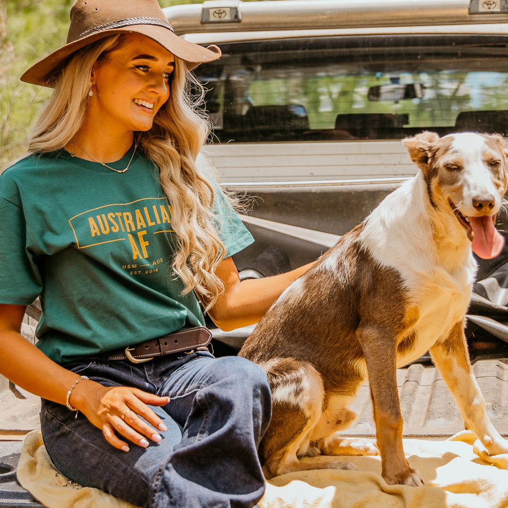 Australian AF Unisex Green Tee