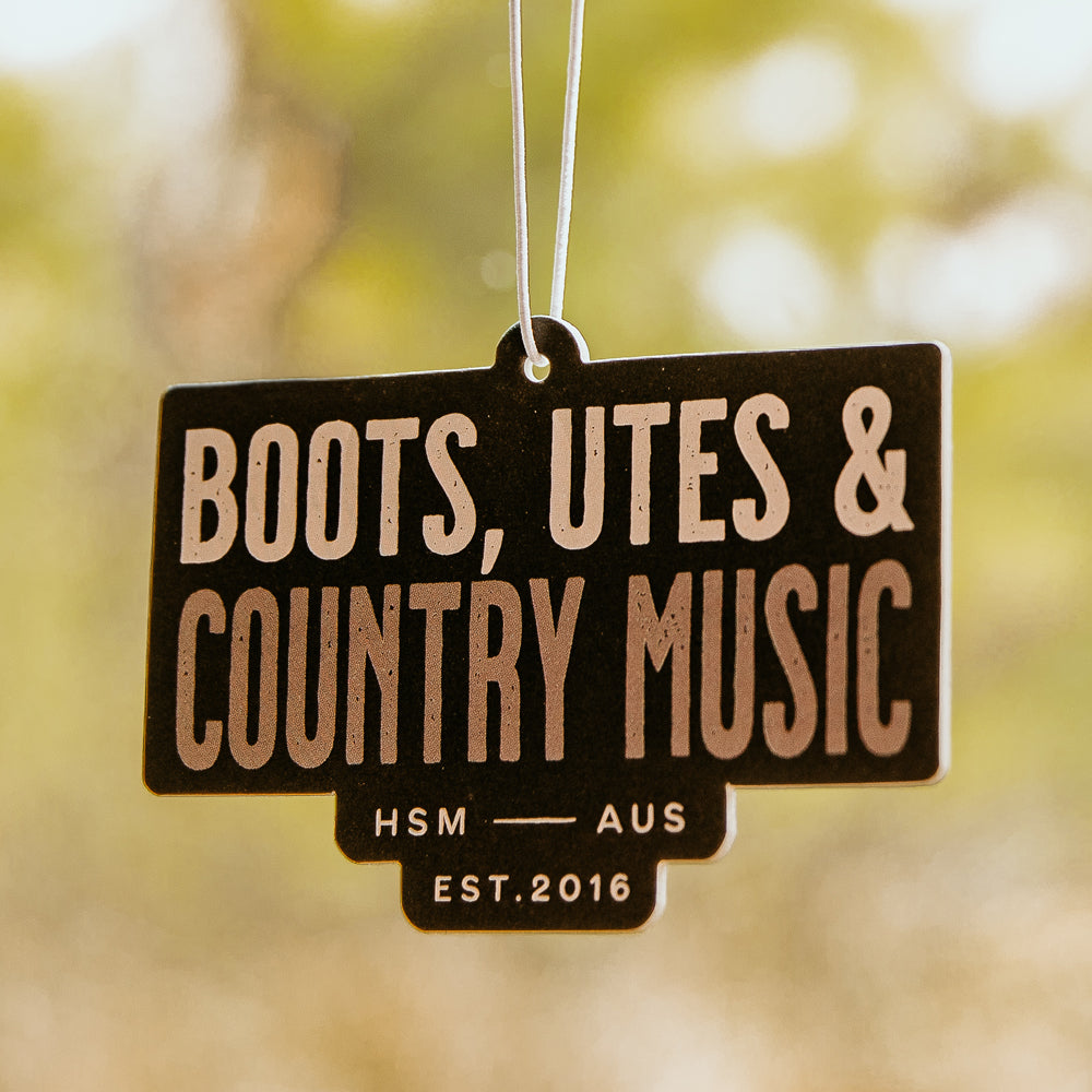 Boots, Utes & Country Music Air Freshener