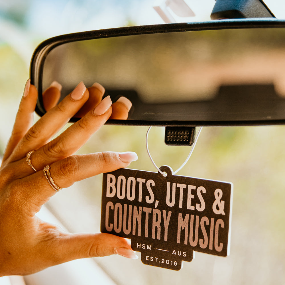 Boots, Utes & Country Music Air Freshener