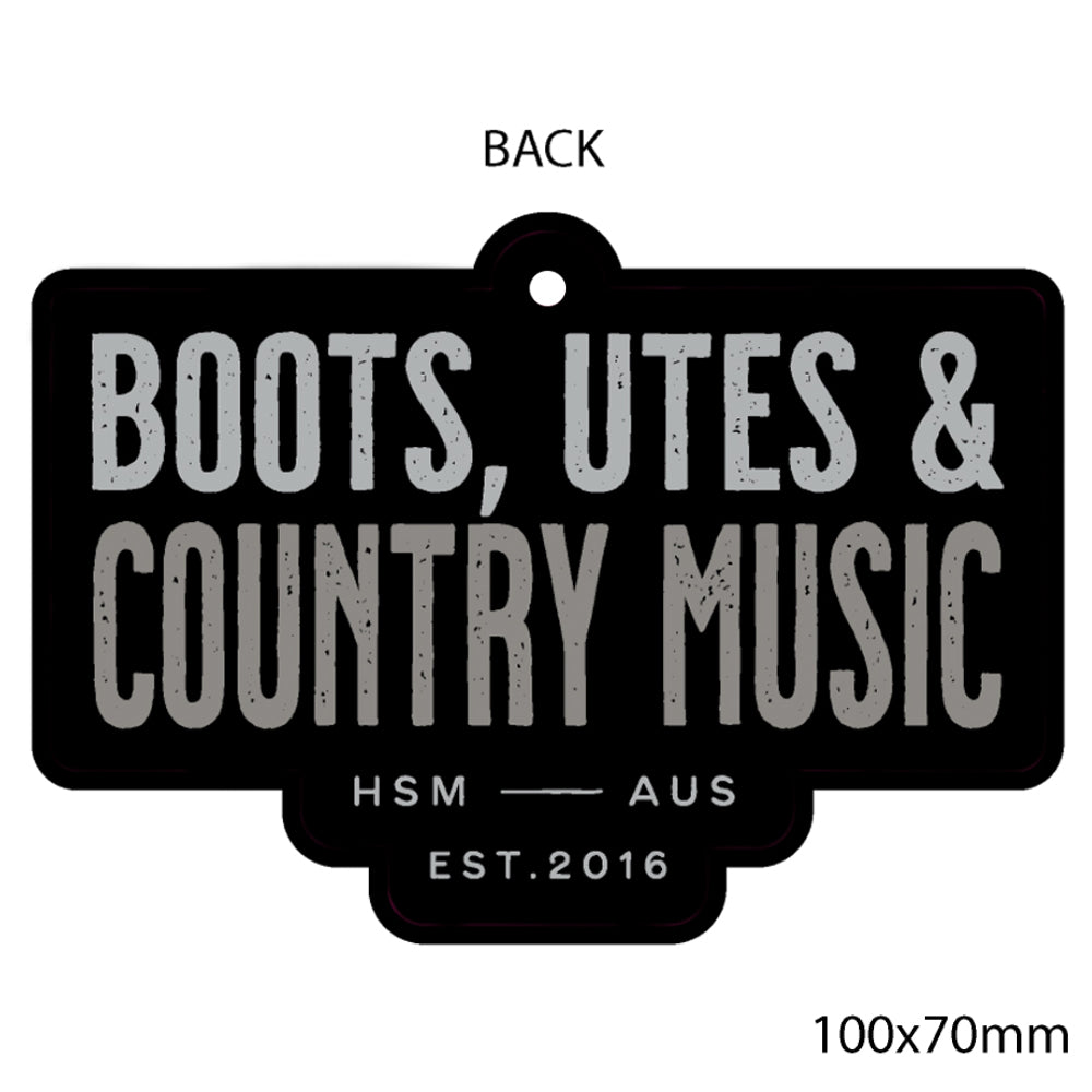 Boots, Utes & Country Music Air Freshener