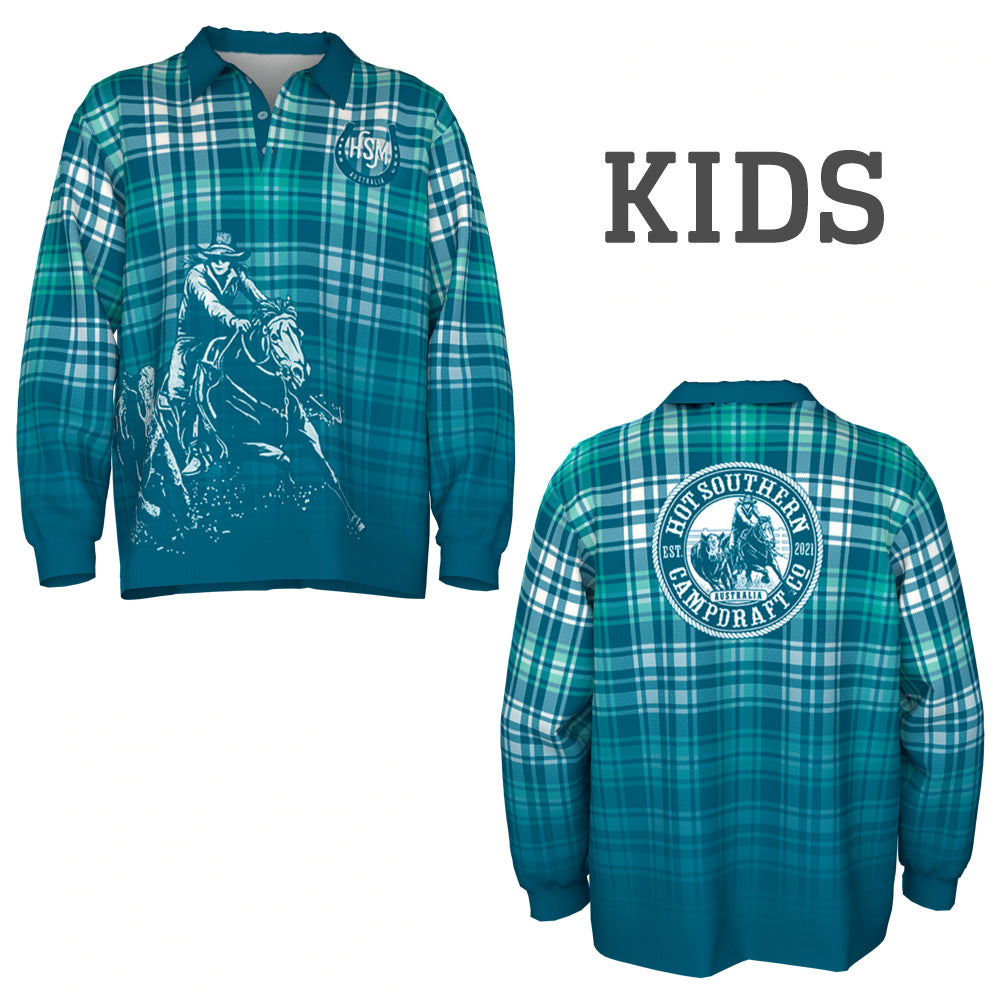 Campdraft Co Kids Fishing Shirt