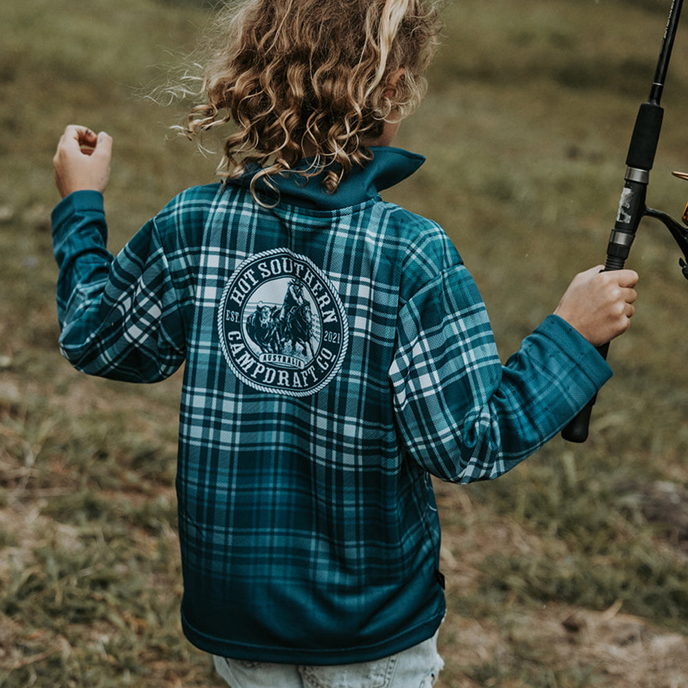 Campdraft Co Kids Fishing Shirt