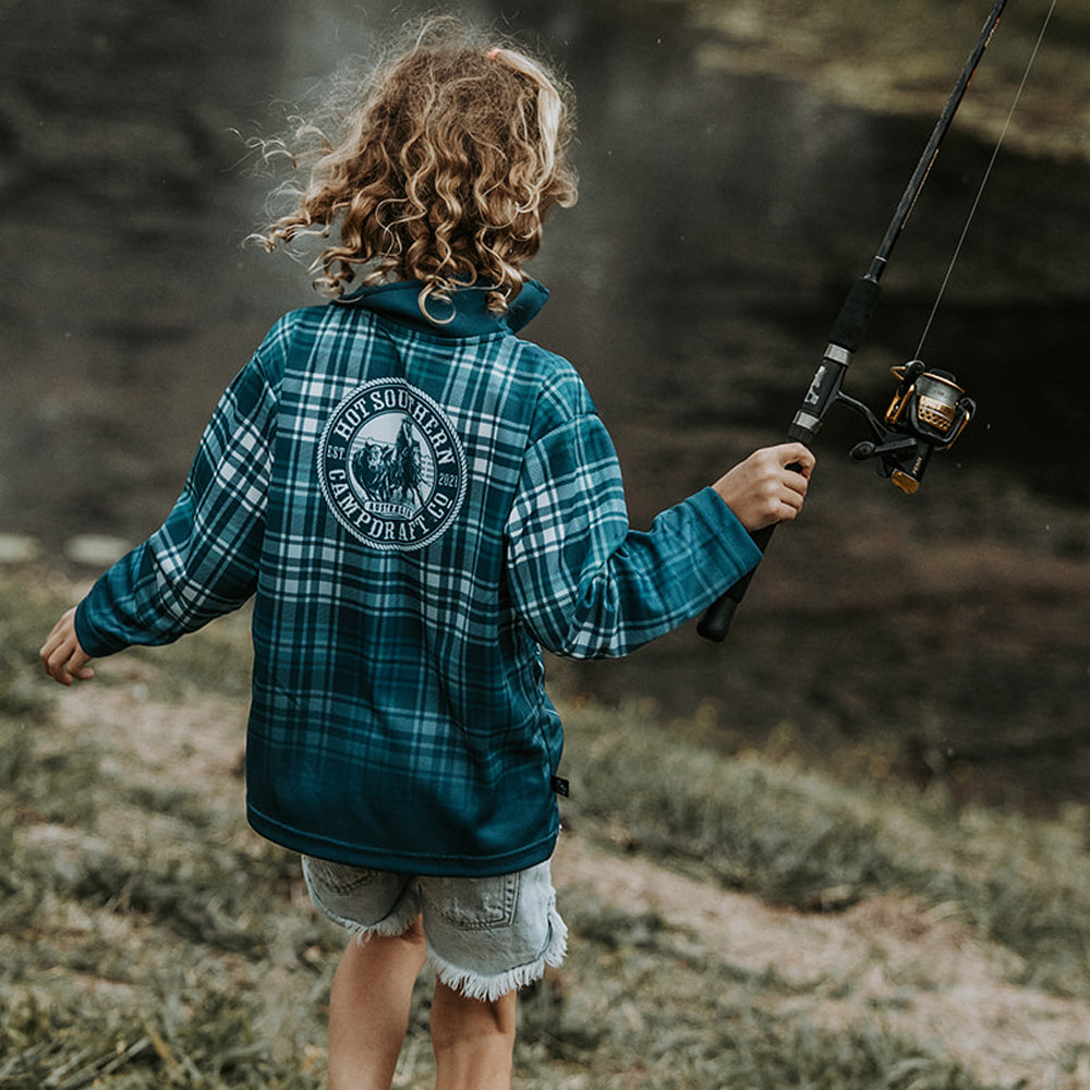 Campdraft Co Kids Fishing Shirt