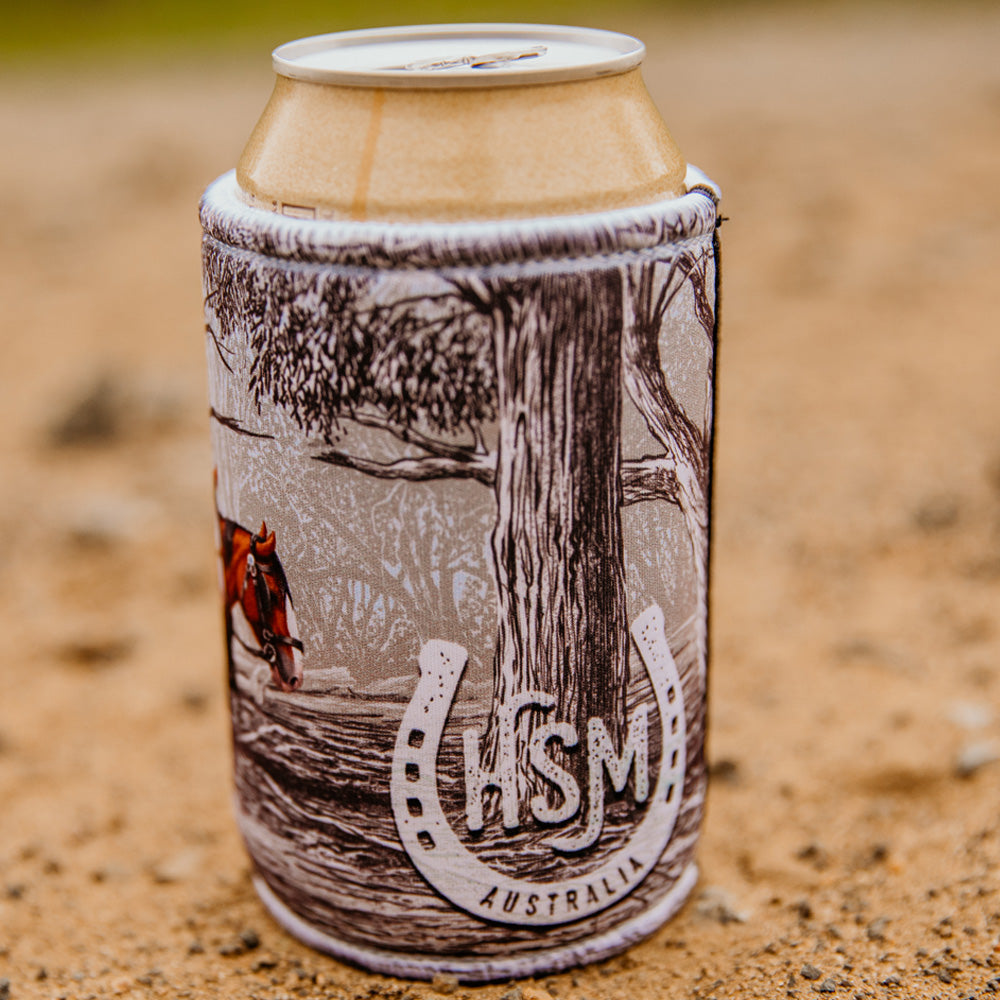 Bush Christmas Beer Can Stubby Bottle Cooler Holder