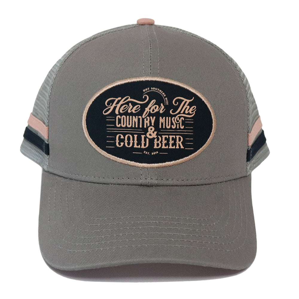 Cold Beer Mid Profile Trucker Cap