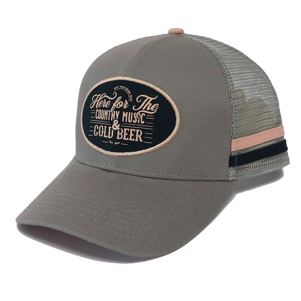 Cold Beer Mid Profile Trucker Cap