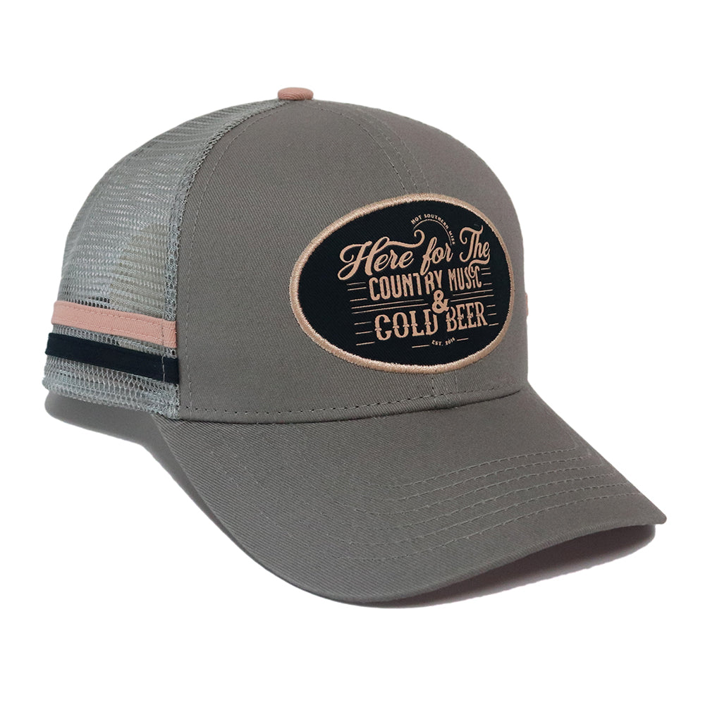 Cold Beer Mid Profile Trucker Cap