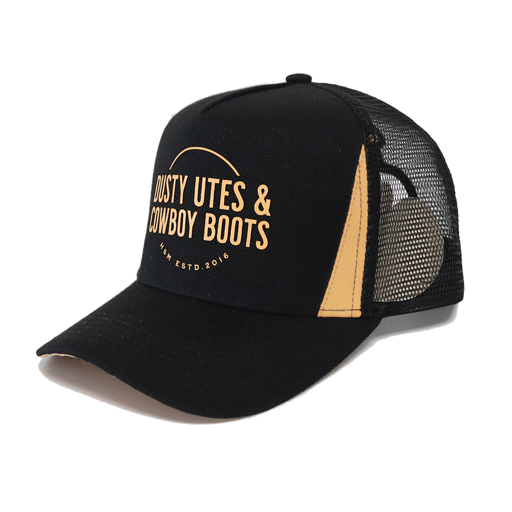 Dusty Utes & Cowboy Boots High Profile Trucker Cap