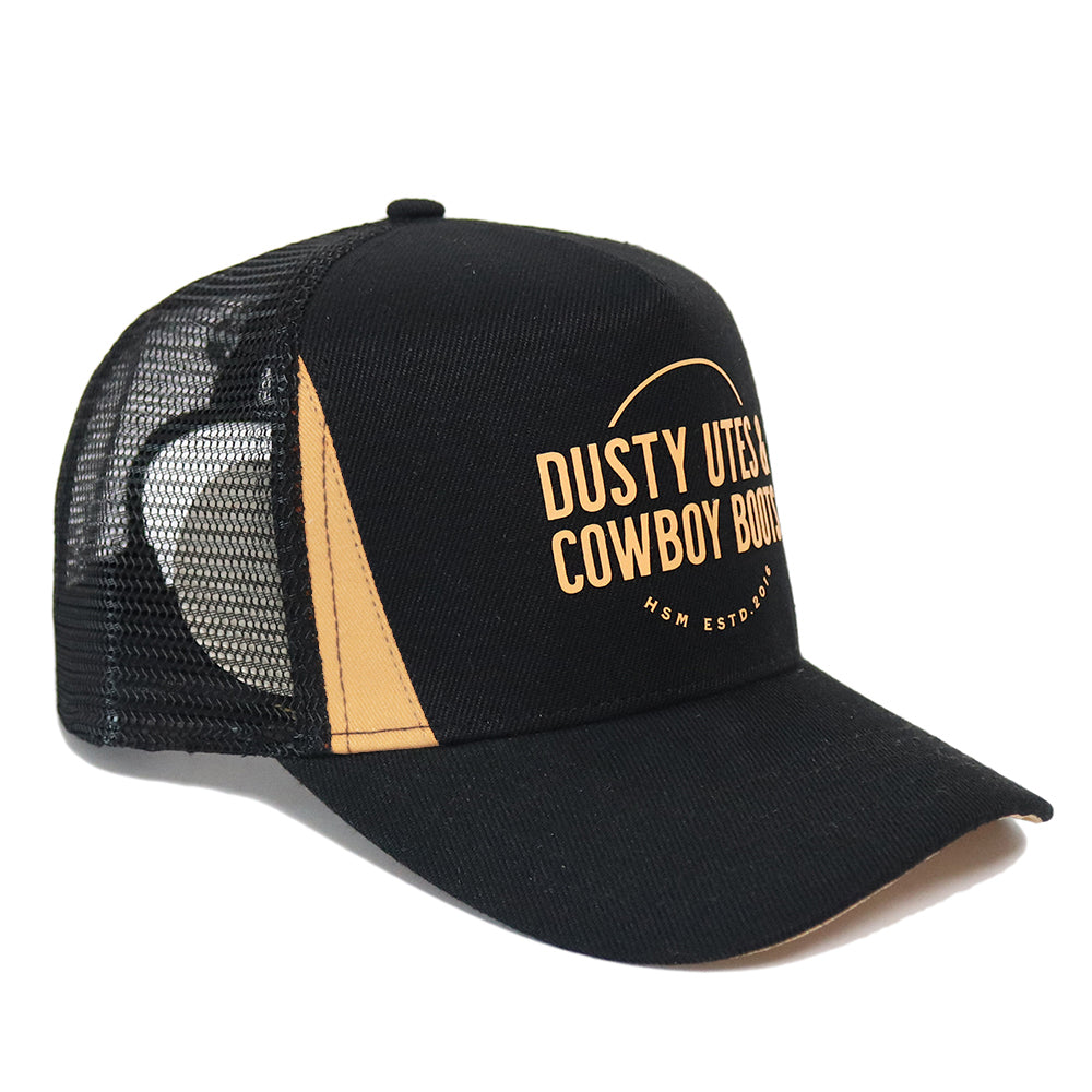 Dusty Utes & Cowboy Boots High Profile Trucker Cap