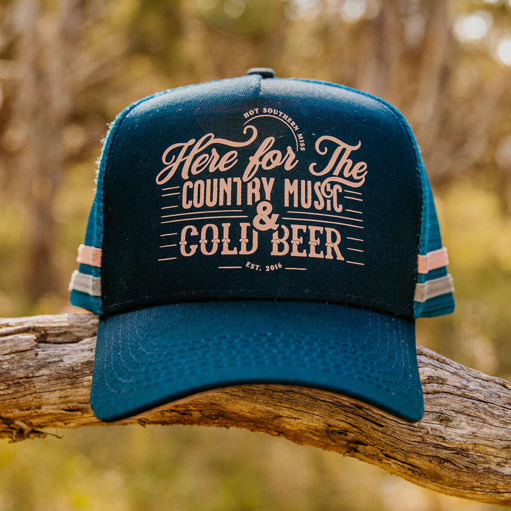 Cold Beer High Profile Trucker Cap