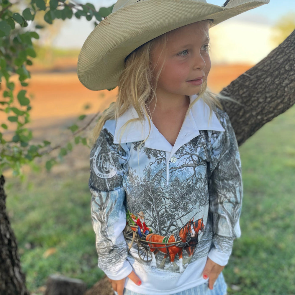 Bush Christmas Kids Fishing Shirt
