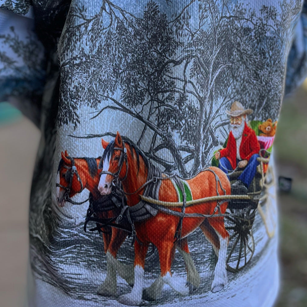 Bush Christmas Kids Fishing Shirt