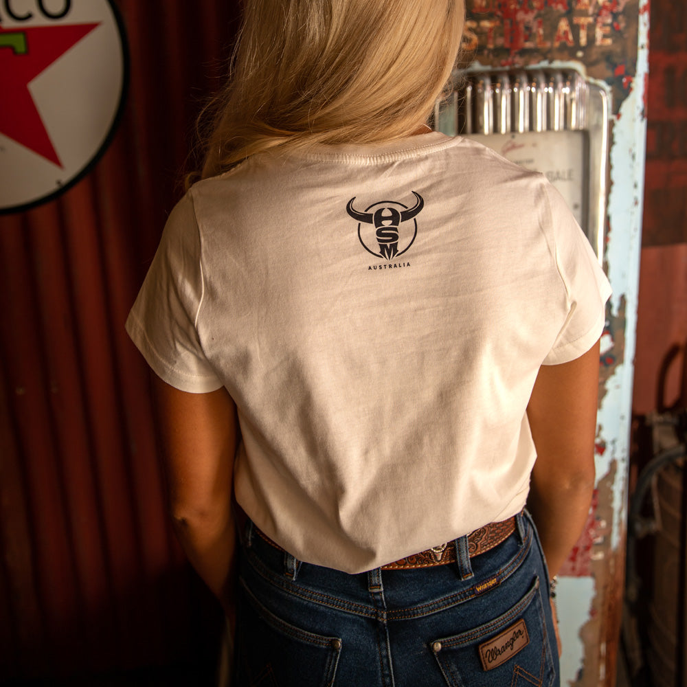 Paradise Ladies Cream Tee