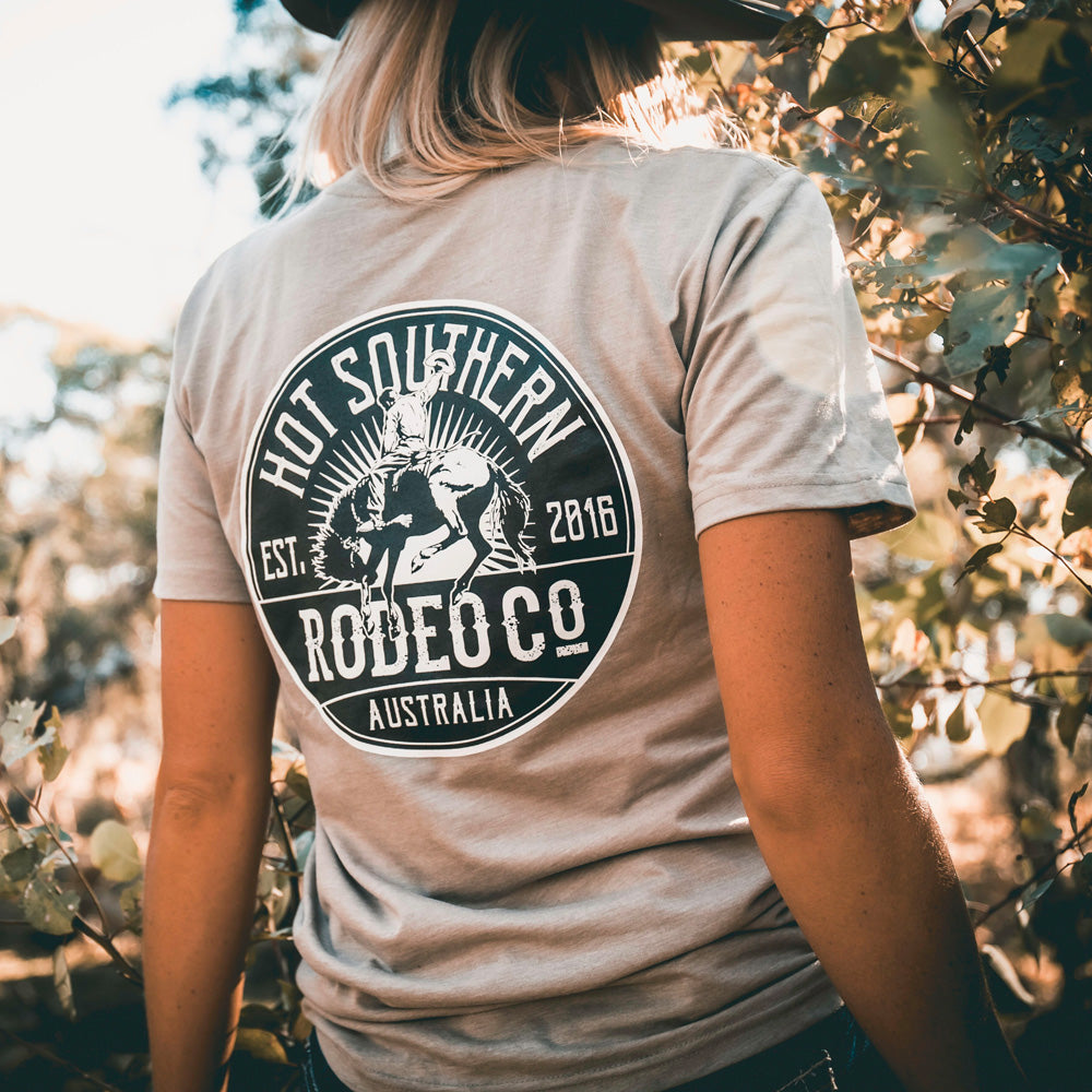 Bronc Rodeo Co Unisex Sand Tee