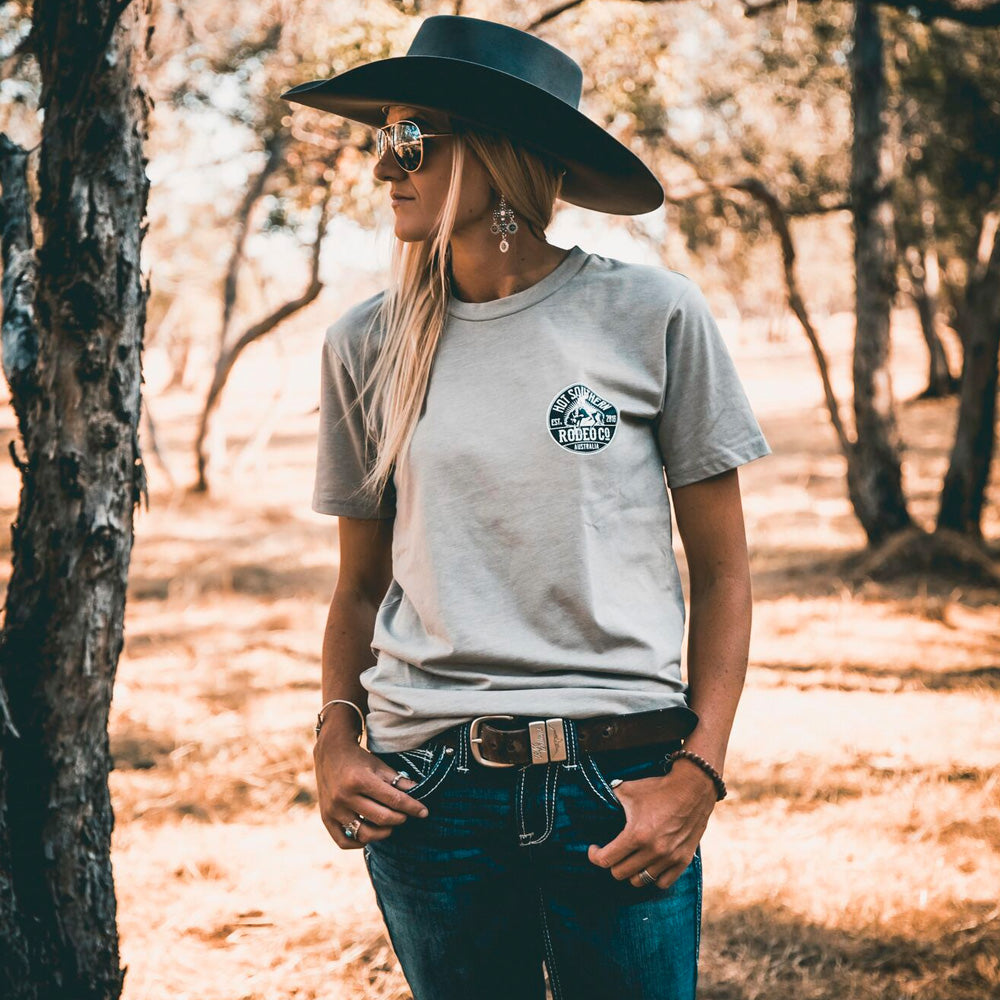 Bronc Rodeo Co Unisex Sand Tee