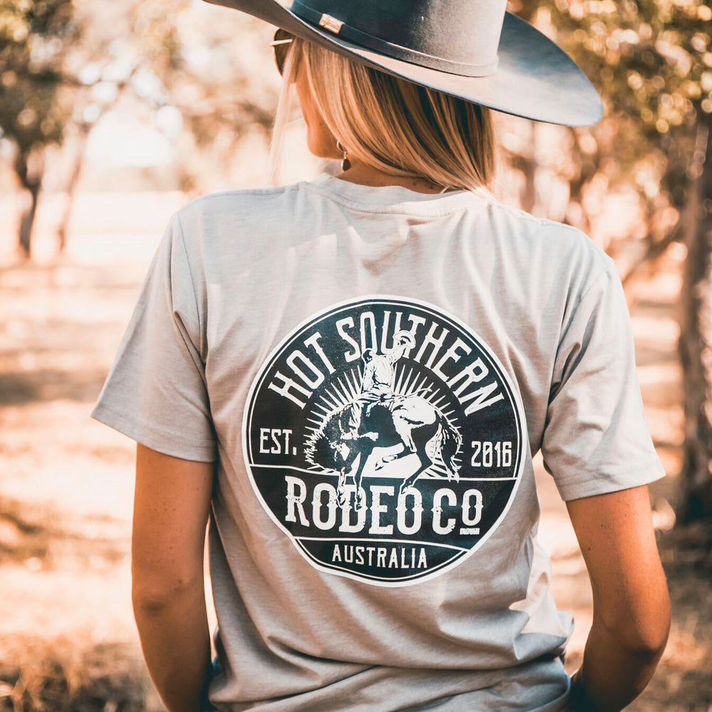 Bronc Rodeo Co Unisex Sand Tee
