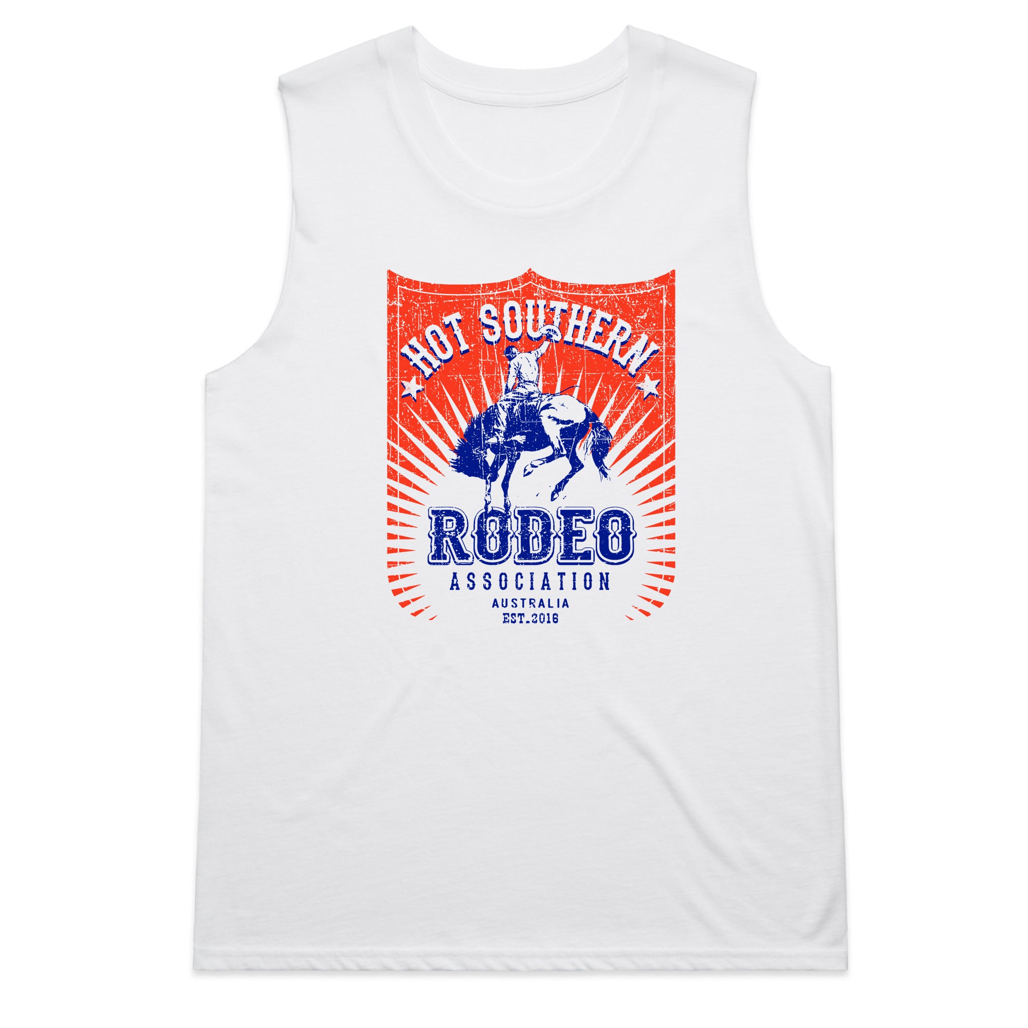 Hot Southern Rodeo Association Ladies White Tank