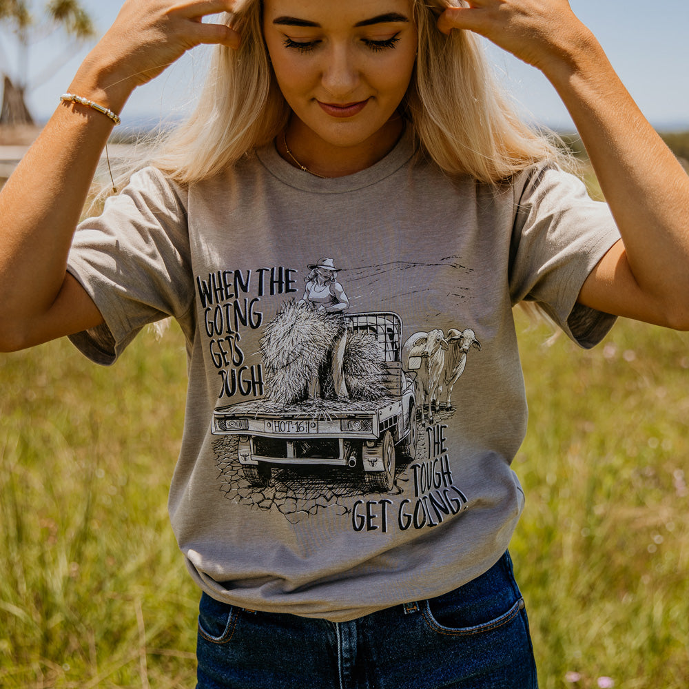 Tough Get Going Unisex Sand Tee